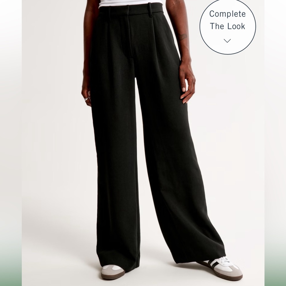 A&F Harper Tailored Premium Crepe Pant